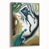 Modern Wall Art - Abstract Barnyard Fantasy - Contemporary Art Print