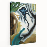 Modern Wall Art - Abstract Barnyard Fantasy - Contemporary Art Print