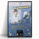 Retro Elton John Concert Poster - Vintage Prints & Wall Art