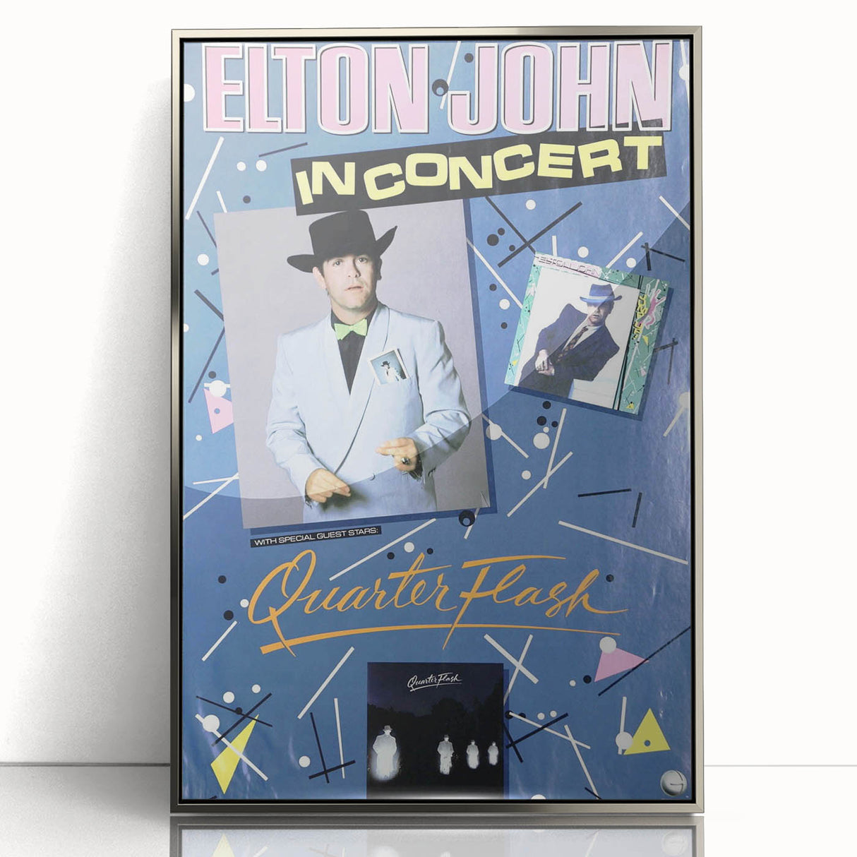 Retro Elton John Concert Poster - Vintage Prints & Wall Art