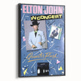 Retro Elton John Concert Poster - Vintage Prints & Wall Art