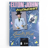 Retro Elton John Concert Poster - Vintage Prints & Wall Art