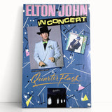 Retro Elton John Concert Poster - Vintage Prints & Wall Art