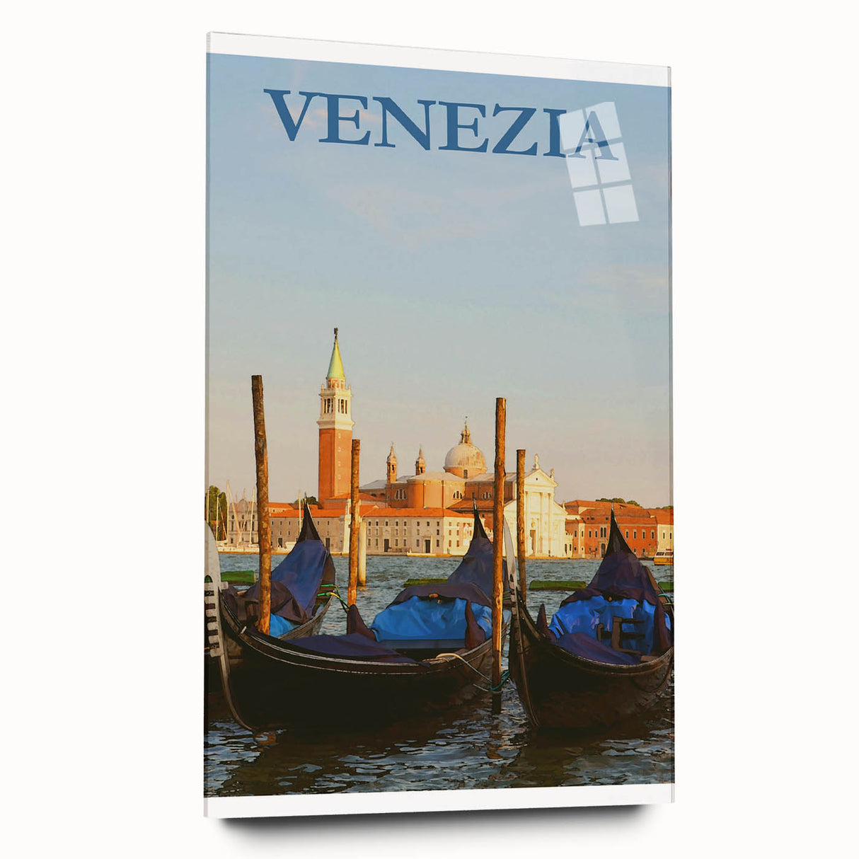 Retro Venice Gondola Poster – Vintage Italian Wall Art