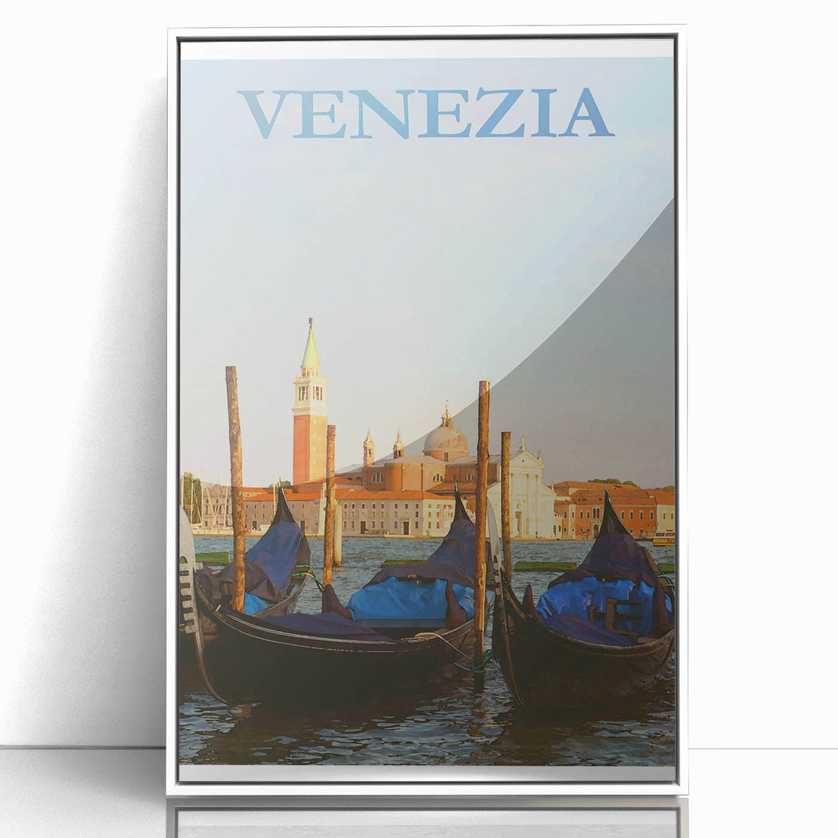 Retro Venice Gondola Poster – Vintage Italian Wall Art