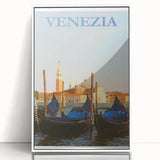 Retro Venice Gondola Poster – Vintage Italian Wall Art