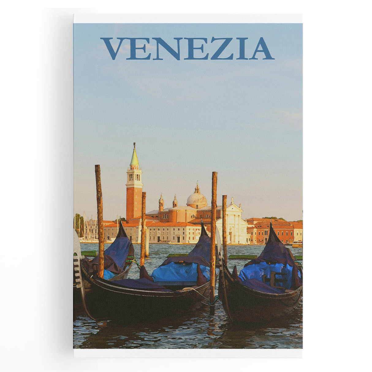 Retro Venice Gondola Poster – Vintage Italian Wall Art