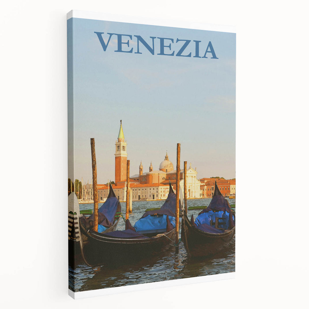 Retro Venice Gondola Poster – Vintage Italian Wall Art