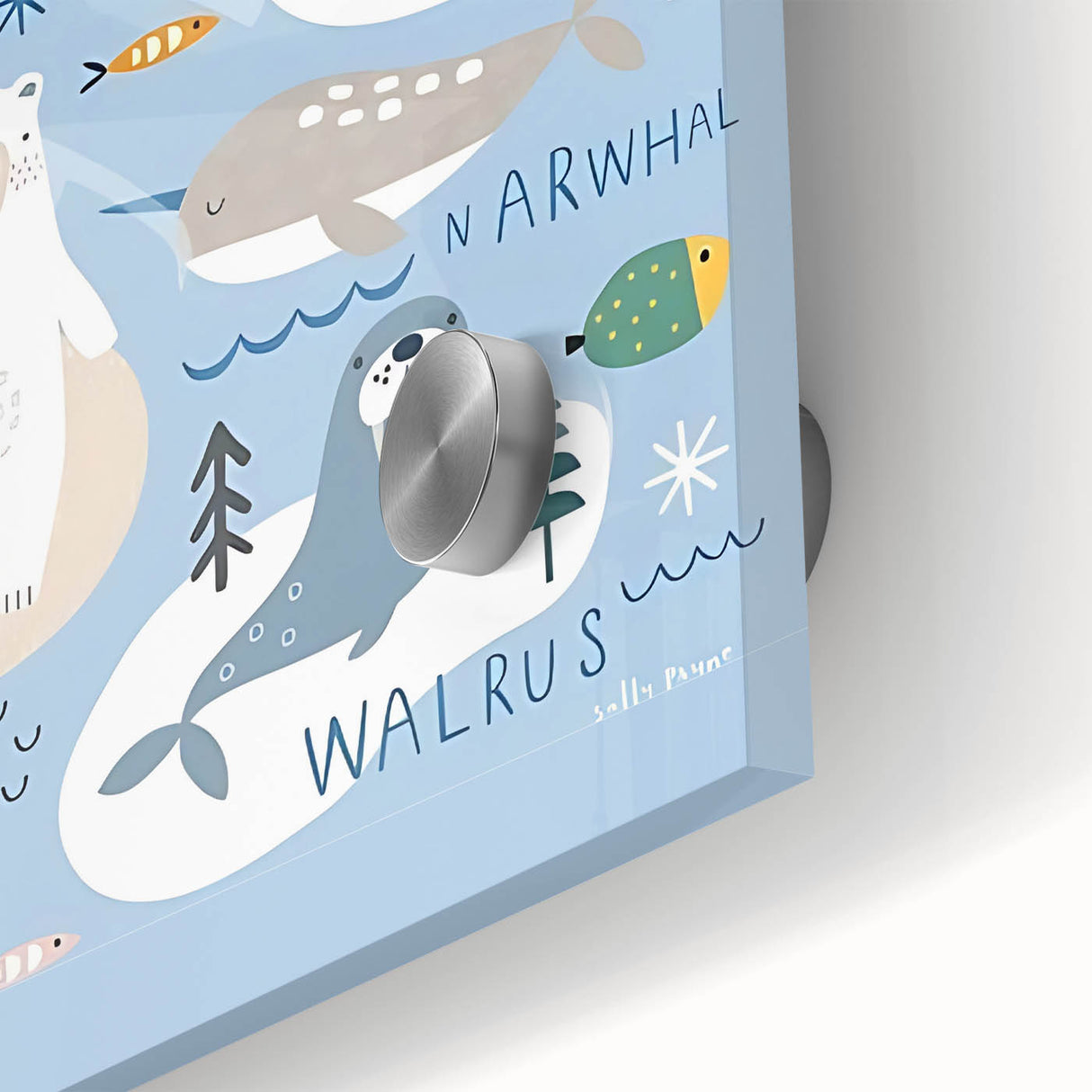 Kids Wall Art Prints - Arctic Animal Nursery Wall Art for Boys