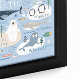 Kids Wall Art Prints - Arctic Animal Nursery Wall Art for Boys