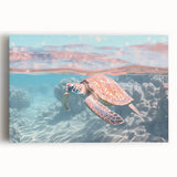 Black and white abstract design on large stretched canvas, ideal for kitchen wall art.