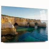 Acrylic wall art depicting a breathtaking landscape of cliffs, showcasing vivid colors and intricate details, designed for elegant home decor. Ideal for enhancing modern interiors.