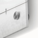 Modern Office Art – Minimalist Black and White Walking Figure