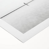 Modern Office Art – Minimalist Black and White Walking Figure