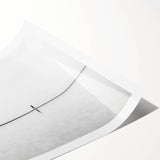 Modern Office Art – Minimalist Black and White Walking Figure