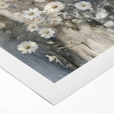 Abstract figurative rolled canvas artwork showcasing vibrant colors and dynamic shapes, perfect for modern decor. Packaged securely in a cardboard tube for safe delivery.