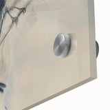 Close-up of a vibrant acrylic glass artwork depicting colorful animals in a lush jungle setting, showcasing intricate details and vivid hues, perfect for modern decor.