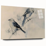 Acrylic glass display showcasing a vibrant animal design from a side view, highlighting intricate details and vivid colors, perfect for home decor or art enthusiasts.