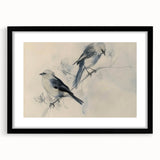 Black framed wall art featuring a vibrant animal design, elegantly matted, showcasing intricate details and textures, perfect for enhancing modern home decor.