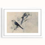 Framed white mat showcasing a vibrant animal-themed artwork featuring a colorful lion, set against a sleek black frame, perfect for enhancing home decor.