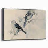 Framed canvas artwork showcasing a black side view of stylized animal designs, perfect for modern decor. Ideal for enhancing interior spaces with unique artistic flair.