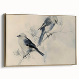 Framed canvas artwork depicting a serene animal scene with gold accents, showcasing intricate details and vibrant colors, perfect for home decor enhancement.