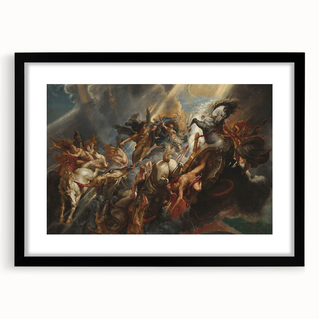 Antique Art Print for Classic and Mythological Decor