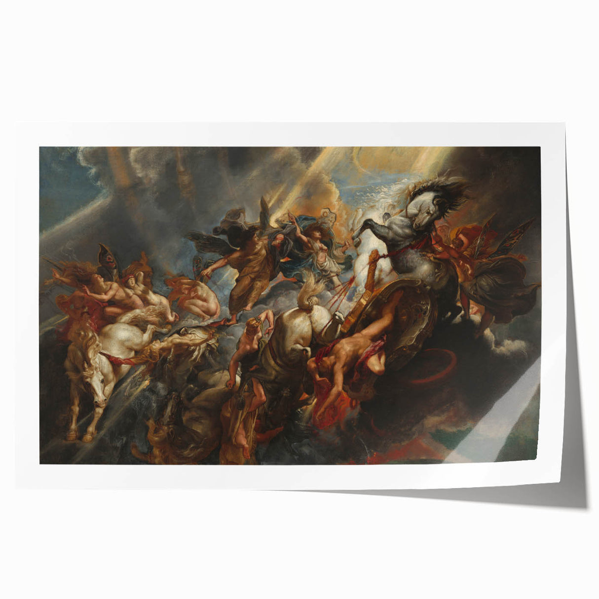 Antique Art Print for Classic and Mythological Decor