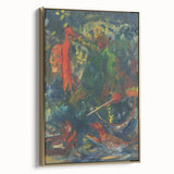 Expressionism Wall Art - Hunter with Dog II by Arnold Peter Weisz