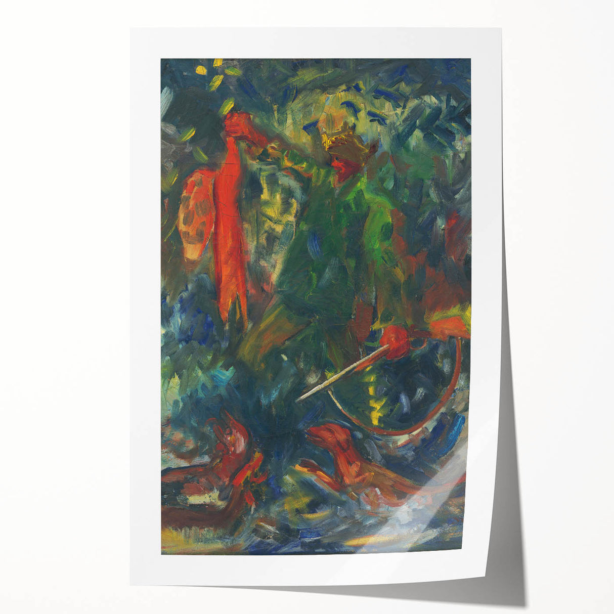 Expressionism Wall Art - Hunter with Dog II by Arnold Peter Weisz