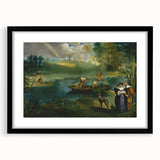 Impressionist Landscape - Fishing by Edouard Manet Print