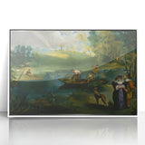 Impressionist Landscape - Fishing by Edouard Manet Print