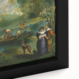 Impressionist Landscape - Fishing by Edouard Manet Print