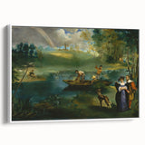 Impressionist Landscape - Fishing by Edouard Manet Print