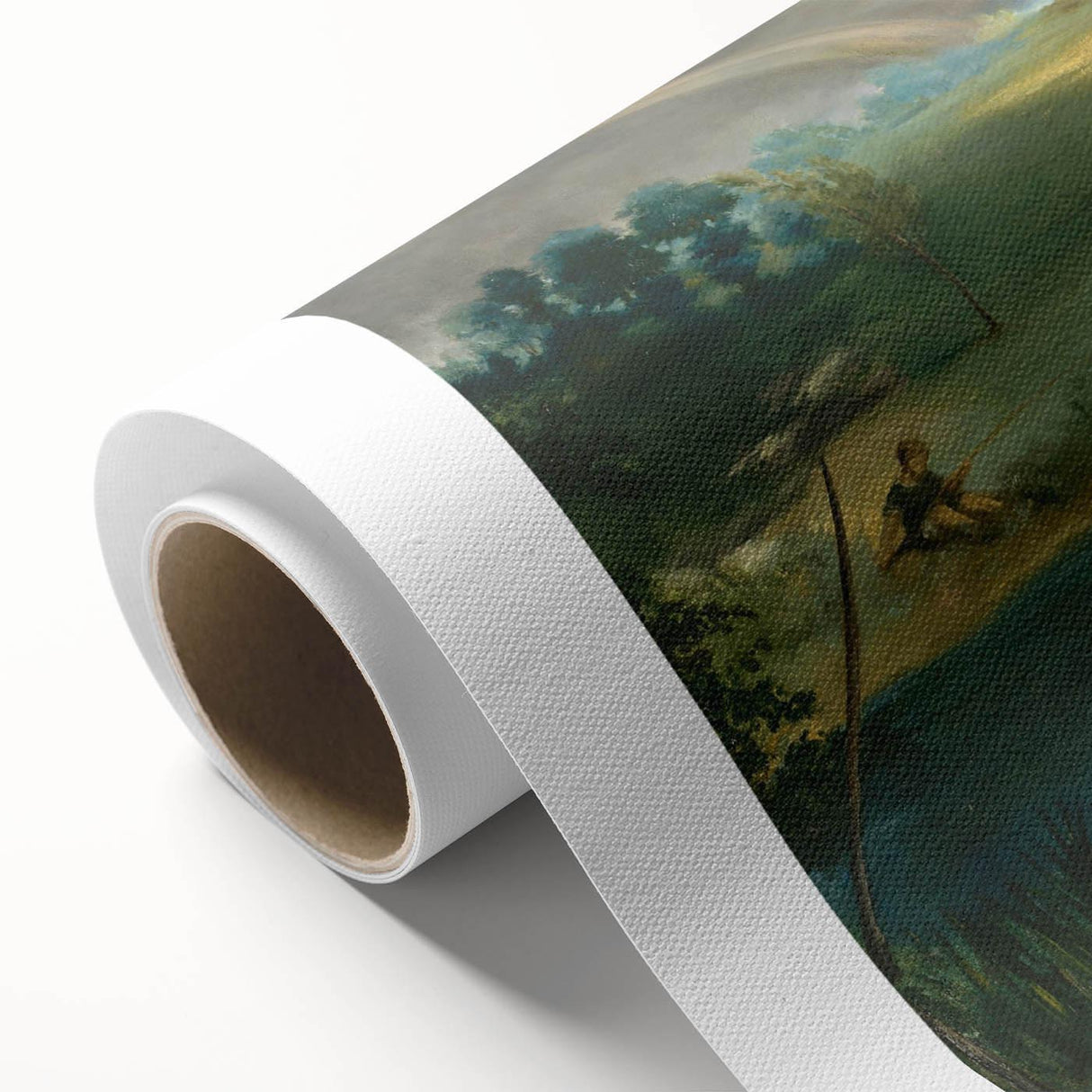 Impressionist Landscape - Fishing by Edouard Manet Print
