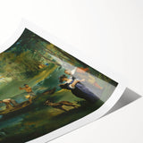 Impressionist Landscape - Fishing by Edouard Manet Print