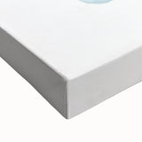 Blue Daisy Watercolor Print - Playroom Wall Art for Kids