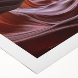 Stunning landscape canvas print showcasing majestic canyons in rich earthy tones, rolled and ready for display, perfect for enhancing home decor.