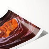 Stunning landscape print featuring vibrant canyons in rich earth tones, expertly rolled for easy framing, ideal for enhancing home decor with natural beauty.