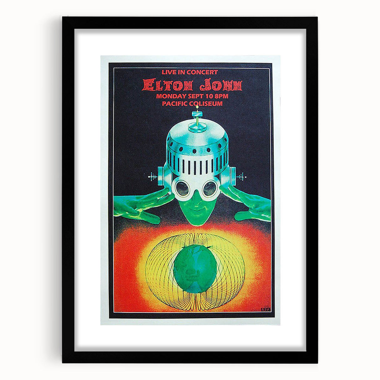 Elton John Retro Wall Art – Vintage Prints & Mid-Century Poster