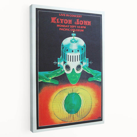 Elton John Retro Wall Art – Vintage Prints & Mid-Century Poster
