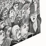 Fourth of July Fireworks Print - Winslow Homer Festive Crowd Scene Art