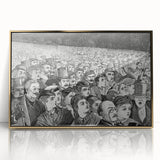 Fourth of July Fireworks Print - Winslow Homer Festive Crowd Scene Art