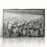 Fourth of July Fireworks Print - Winslow Homer Festive Crowd Scene Art