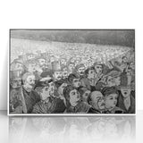 Fourth of July Fireworks Print - Winslow Homer Festive Crowd Scene Art