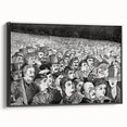 Fourth of July Fireworks Print - Winslow Homer Festive Crowd Scene Art