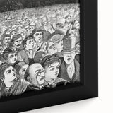 Fourth of July Fireworks Print - Winslow Homer Festive Crowd Scene Art