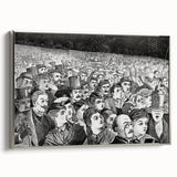 Fourth of July Fireworks Print - Winslow Homer Festive Crowd Scene Art