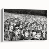 Fourth of July Fireworks Print - Winslow Homer Festive Crowd Scene Art