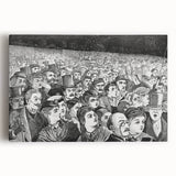 Fourth of July Fireworks Print - Winslow Homer Festive Crowd Scene Art